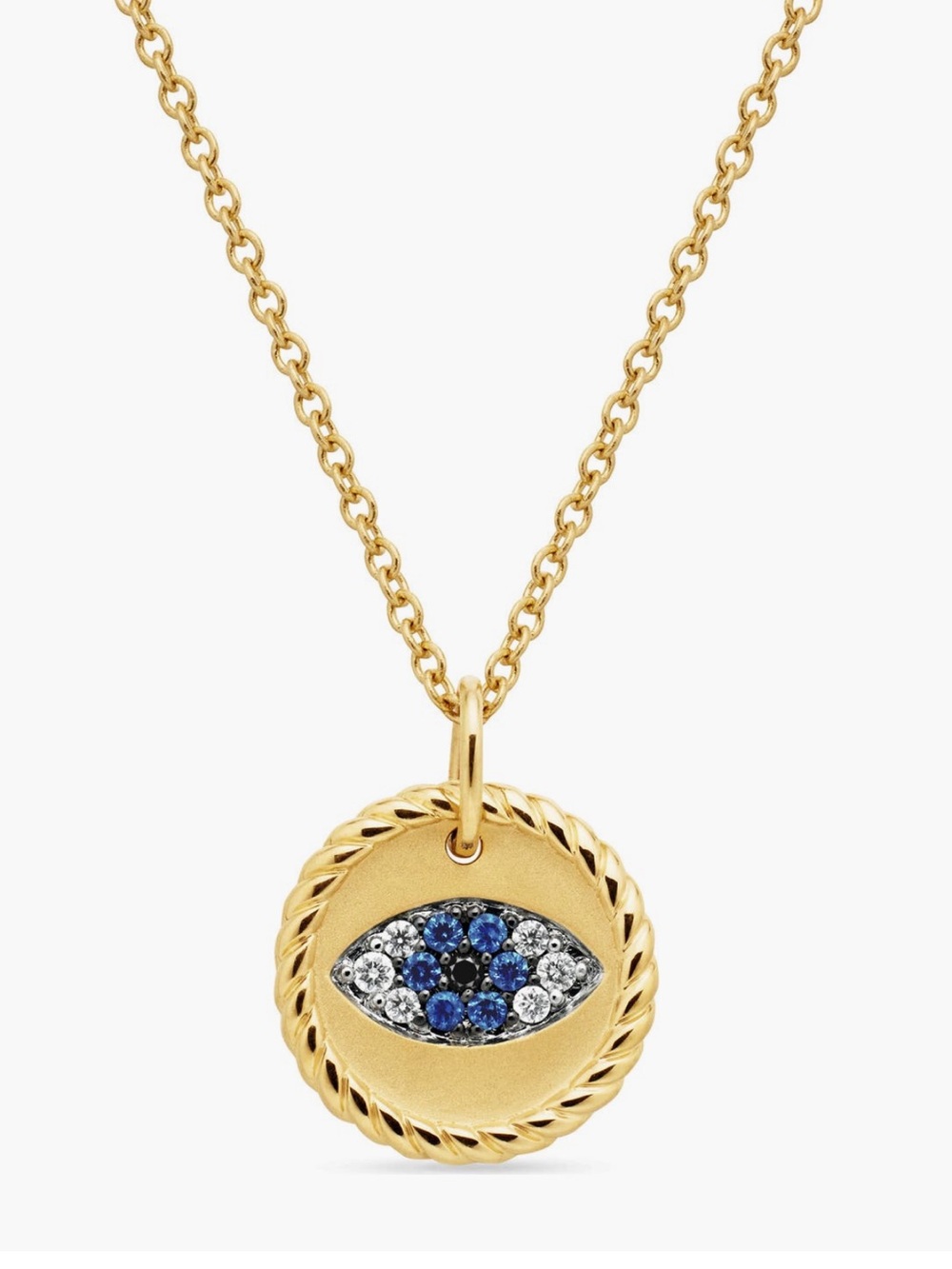David Yurman Evil Eye. 
Necklace and charm
No dust bag or tags
